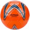 Linkidea Pallone da calcio a 5 indoor Linkidea taglia 4 a basso rimbalzo (arancione e blu)