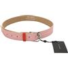 Cop-Copine Cop Copine Cintura Donna Medio Fibbia Pelle Rosa Casual Rosso Cuciture