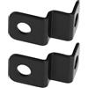 YINETTECH 2pcs M8 Mini Moto Indicatori di Girata Luci Staffa per Moto Nero