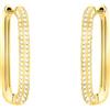 SOFIA MILANI - Orecchini da Donna in Argento 925 - Placcati in Oro e con Pietra Zircone - Creoli a Pietra Zircone - E2705