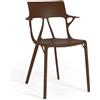 KARTELL set da 2 sedie con braccioli AI - THE FIRST CHAIR CREATED BY A.I. - 5886-MO