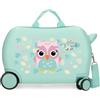 Roll Road Happy Pets Multicolore Valigia per Bambini 45x31x20 cm Rigido 5 kgs ABS 5 kgs 27.9L Bagaglio a Mano