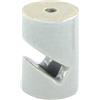 Zarivy Fascetta a V in porcellana bianca 30x20mm F-BRIGHT, ideale per organizzare e fissare cavi all'interno.