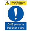 VSafety V Safety CV087BC-S 300 mm x 400 mm - Vinile Autoadesivo, 300mm x 400mm