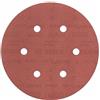 Bosch Professional BOS-2608607840 Bosch 2608607840-Lija Excéntrica C470: 150mm 6P. G320 x50, Nero