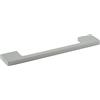 OBF Grimme 8536220160 - Maniglia quadrata per mobili Agenor, larghezza 190 mm, in alluminio anodizzato naturale, argento, distanza tra i fori 160 mm