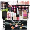 FantasyDay Set di Trucchi, FantasyDay Kit di Bellezza Cosmetici Kit per Occhi, Viso e Labbra - Natale Regalo Xmas Makeup Gift Set con Correttore, Rossetti, Lucidalabbra, Palette Ombretti, Mascara, Trousse, Fard