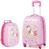 Giocheria Set Trolley e Zainetto Unicorno in Pvc
