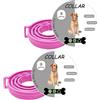 BKEPDY Collare Antipulci Cani Gatti Regolabile Naturale Protezione Parassiti Impermeabile Durata 8 Mesi Taglia Unica