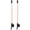 INJORA 2 Luci LED Whip Montaggio Laterale per TRX4M, SCX24 e Altri RC Crawler 1/18 1/24