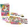 DIAMANTINY - Nice Group Creative Art Diamond Painting Kit con Diario Unicorno da Decorare e Personalizzare con Gemme 3D - 90006