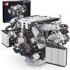 Mould King 10230 - Modellino di mattoncini da costruzione per adulti, motore a benzina MOC come giocattolo/regalo/oggetti da collezione (871 pezzi)