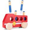 Woet® Casetta Forme da Inserire Giocattolo in Legno per Bambini Piccoli - Forme da Inserire e Motricità Fine - Gioco di Apprendimento Precoce - A Partire da 1 Anni