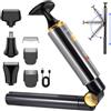 Hatteker Rasoio elettrico da uomo, kit 4 in 1 con braccio ausiliario allungabile, impermeabile, per viso, mento, braccio, schiena, peli pubici