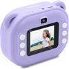 MOOOV 477523 - Macchina fotografica istantanea e fotocamera per bambini e ragazze, colore: Viola