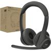 Logitech Zone 305 per aziende, cuffia con microfono wireless Bluetooth, Bluetooth nativo, per Microsoft Teams, compatibile con Windows, Mac, Chrome, Linux, iOS, iPadOS, Android - Nero