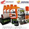 REPSOL / HIFLO Tagliando HONDA Hornet 600 1998-2002 / Olio Repsol + Pastiglie Filtri Grasso
