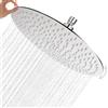 AOTOPYU Soffione Doccia a Pioggia 12 Pollici/30cm Doccia Fisso in Acciaio inox 304 Silicone Anti-Blocco Soffione Doccia Doccia da Bagno Ultra Sottile Facile da Installare (12″ rotondo)