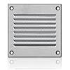 ABOUT VENT 100x100mm Griglia di Ventilazione in Acciaio Inossidabile con Zanzariera - Griglie di Aerazione in Metallo