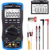 AOPUTTRIVER Digital Multimeter Autoranging HP-770D TRMS 40000Counts Multimeter Tester Voltmeter Ammeter with High Precision for NCV AC/DC Voltage Current Resistance Capacitance Frequency Diodes hFE Temperature
