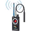 PNGOS Rilevatore Di Cimici E Microspie RF Senza Fili, Rilevatore Microspie K18 Anti Spy RF Detector per Telecamera Nascosta Lente Laser GSM Dispositivo Di Ricerca Allarme Segnale Wireless