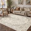 PureCozy Vintage Tappeto Salotto 160x230cm Marrone Antiscivolo