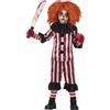 Fiestas Guirca Costume clown horror vintage pagliaccio assassino bambino