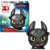 Ravensburger - Puzzle 3d Dragon con orecchie 77 pezzi, Puzzle 3d bambini 6 anni o più, Giochi bambini 6 anni, Collezione Dragons, Giochi divertenti, Idee regalo