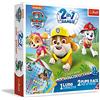 Trefl 01896 Gioco, 2in1 Cinese, Paw Race Paw Patrol, Viacom Paw Patrol 01896
