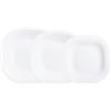 Luminarc Carine Bianco Stoviglie Opale 18 Pezzi - 6 Persone Bianco