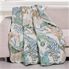 Barefoot Bungalow GL-1810ATHR - Coperta Atlantis, 127 x 152 cm, colore: giada