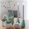 hellum 2 candele a LED con timer, colore grigio, candele con telecomando, fiamma tremolante, con funzione timer, funzionamento a batteria, 24,5 x 2,2 cm < 59 lm 151848
