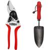 FELCO 14 Forbici da Potatura Professionali Compatte Bypass 18 mm per Mani Piccole con Trapiantatore Manuale FELCO 401