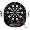Mission Darts Mission, bersaglio elettronico G220, punta morbida professionale, fino a 16 giocatori, 28 giochi, include 4 set di freccette.