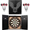 Ruthless Home Darts Center, bersaglio completo per la casa, con armadio, bersaglio e 2 set di freccette (Cobra)