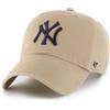 47 New York Yankees MLB Clean Up Beige Berretto Regolabile
