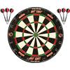 Ruthless Hot Shot, bersaglio per freccette Endurance in sisal con 2 set di freccette con punta in acciaio (DB073)