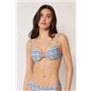 Calzedonia Push Up Imbottito Costume Water Reflection Blu