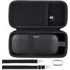 Khanka Custodia rigida da viaggio di ricambio per altoparlante Bluetooth Bose Soundlink Max/Flex, solo custodia (Nero, Bose Flex Custodia)