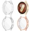 Yolovie (4 pezzi) Proteggi Schermo Cover morbide per Samsung Galaxy Watch 7 40mm (2024 Verison) Custodia TPU iWatch Protezione (40mm Trasparente/Argento/Crema oro/Oro rosa)