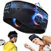 TPfocus Cuffie per Dormire Bluetooth 5.2 Regalo Uomo & Donna,Sleep Headphones Sonno Cuffie Fascia Sportiva, Wireless Ricaricabile Cuffie Bluetooth Dormire per Correre,Viaggi e Relax (Camouflage Blue)