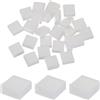 QUARKZMAN 25pz USB Tipo A Porta Tappi Coperture Cappucci Silicone Anti Polvere Protettore per USB Maschio Terminale, Bianco