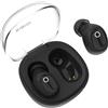 eleror Auricolari wireless per piccole orecchie, unisex, Bluetooth per piccoli canali uditivi, mini auricolari Bluetooth wireless per iPhone, Android(Nero)