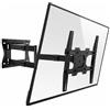 XTRARM TiTon Turn 80 cm Supporto TV Parete per 27-85 Pollici - Braccio TV Girevole fino a 80 cm, Orientabile e Rotazione, Portata 60 kg, VESA fino a 400x400 mm, Gestione Cavi
