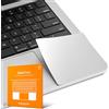 UPPERCASE Set di cover protettive premium per poggiapolsi compatible with MacBook Pro 2021+ da 14, argento