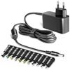 KFD Alimentatore di rete universale da 18 V per Pi-Top V2 Bose Denon JBL Cricut altoparlante portatile Alto Mixer LED lettiera per gatti Kettler Home Cyclette Fitness DC 18 V AC cavo di ricarica