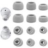 Niukeke 6 paia di gommini di ricambio per cuffie Samsung Galaxy Buds Pro, con punte in silicone, accessori di ricambio L/M/S, colore argento, senza penna