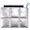 Lyreh Borsa per iPad, 31x23cm Isolamento Termico Borsa Tablet Custodia Calda Esterni per Tablet da 11 Pollici e e-Reader a Prevenire Surriscaldamento e Raffreddamento Eccessivo (Argento)