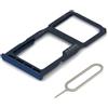 MMOBIEL Doppio Vassoio Carta SIM Compatibile con Huawei P30 Lite New Edition 2020 - Porta Scheda SIM Incl il pin della SIM - Blu