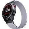 ANBEST Cinturino per Garmin Fenix 7 Pro/Fenix 6 Pro/EPIX, Cinturino in Nylon a Strappo da 22 mm con Passante per Fenix 5/EPIX Pro 47 mm/Forerunner 955/945/935/965/745